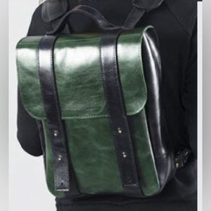 Genuine Leather Handmade Backpack - NEW- Made with Love from Ukraine